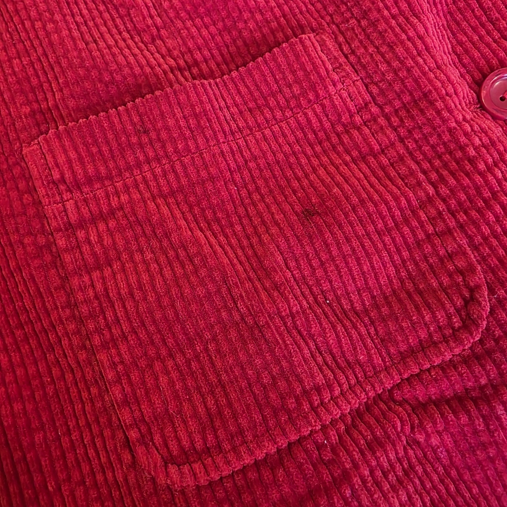 J. Jill Women's Red Corduroy Swing Jacket Size XS - Picture 3 of 8